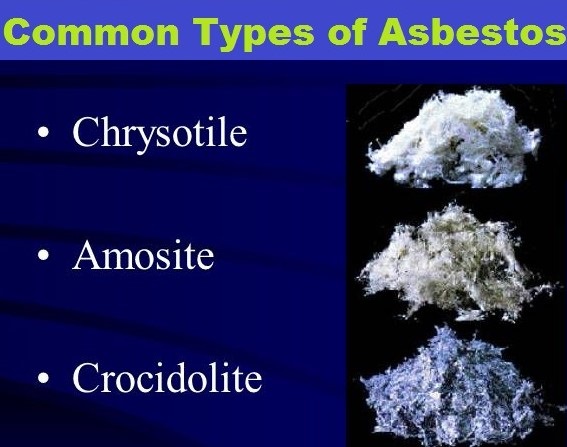 There are many types of Asbestos.